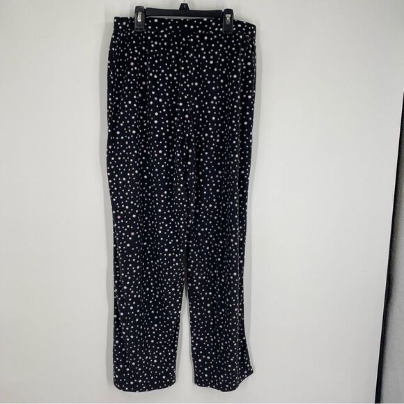Jessica Simpson Women’s Polka Dot Fleece Pull On Pajama Pants size L - Picture 3 of 3